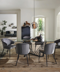 Dining in stil modern, din fier forjat